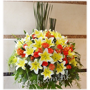 OP98    開張花籃  企身花籃   OP98    開張花籃  企身花籃